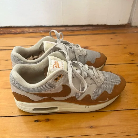 Nike Air Max 1 “PATTA” Burnt Orange Rust Sneakers - Picture 4 of 7